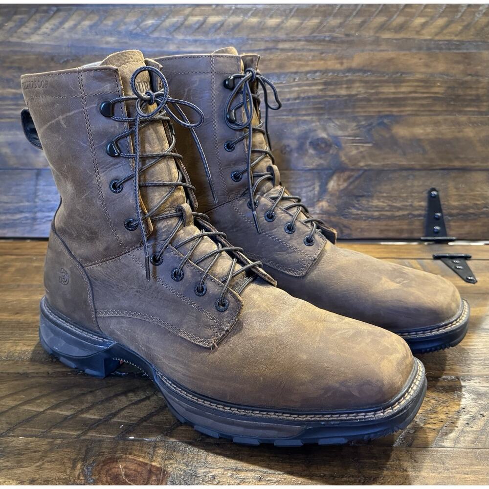Durango Maverick XP Waterproof Brown Lacer Work Boot DDB0267 Size 12M